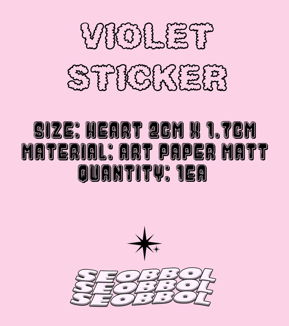 Violet Sticker Sheet