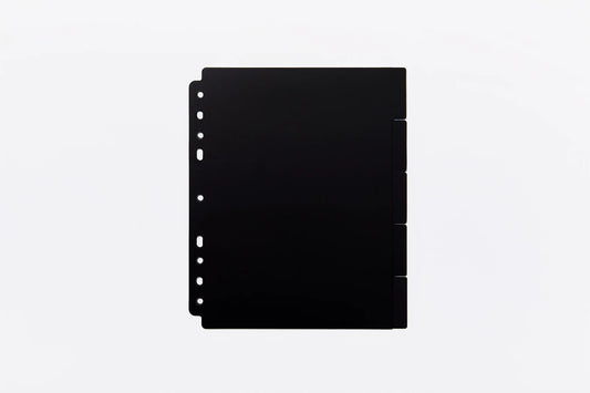 Custom A5 Binder Dividers - Black