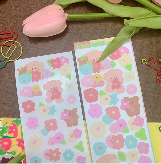 Dreamy Flower Sticker Sheet