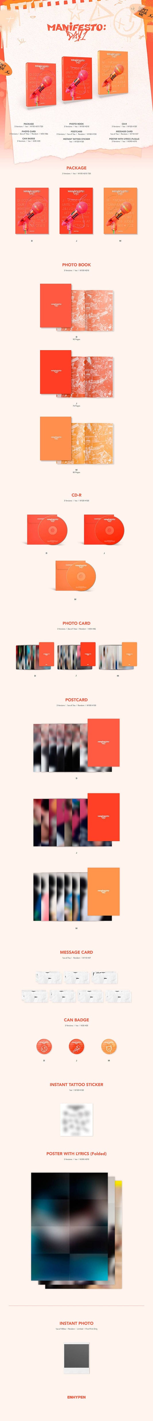 ENHYPEN MANIFESTO : DAY 1