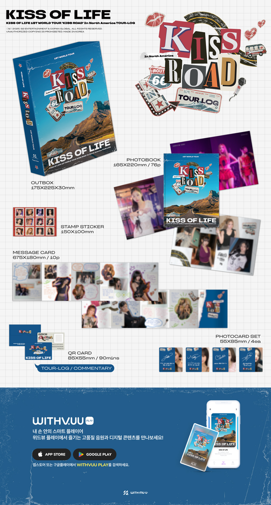 KISS OF LIFE 1ST WORLD TOUR 'KISS ROAD' In North America TOUR-LOG