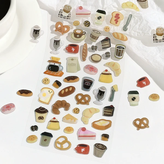 Candy Seal Coffee Break Sticker Sheet