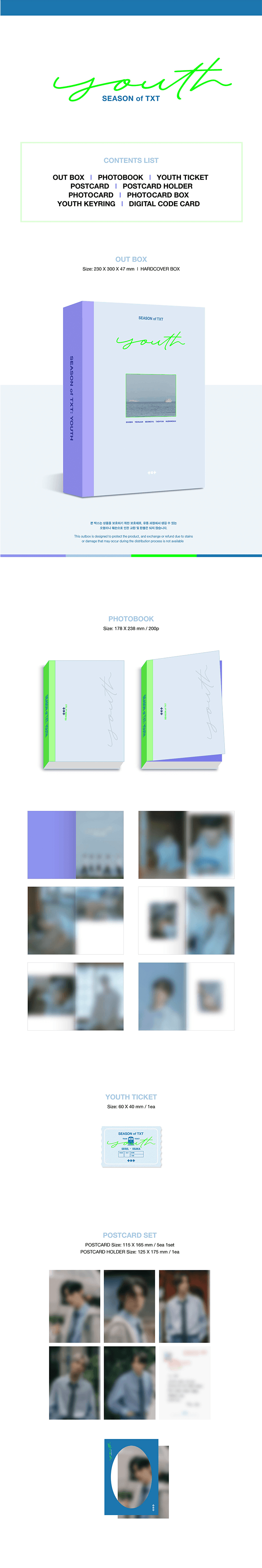 Tomorrow X Together (TXT) - Season of TXT : YOUTH Photobook