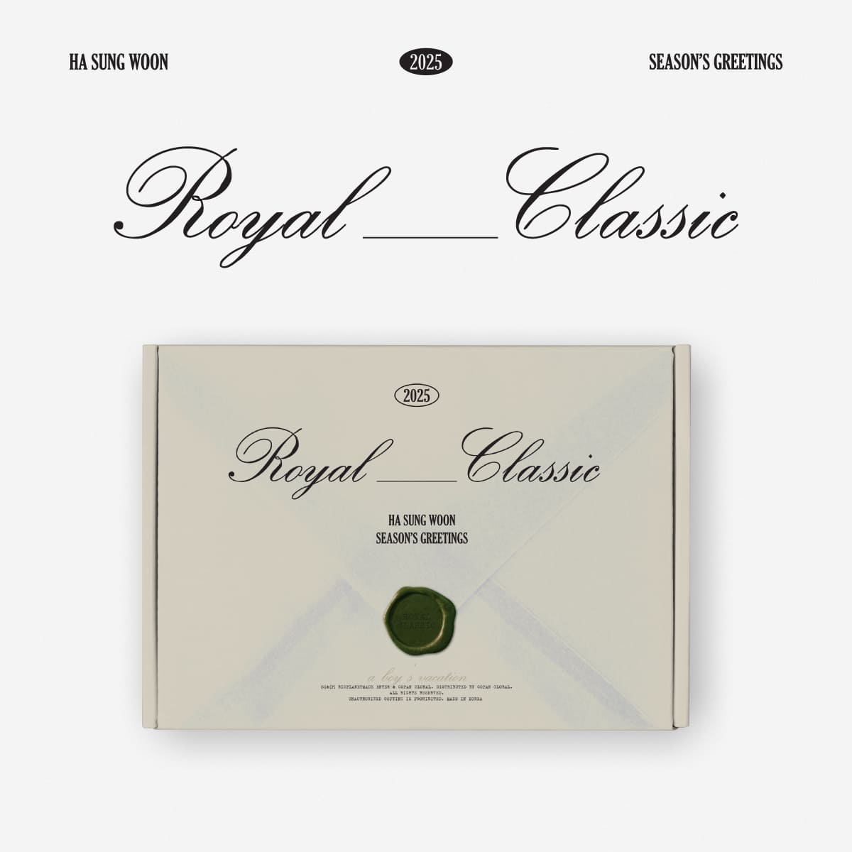 HA SUNG WOON 2025 Season's Greeting [ROYAL CLASSIC]