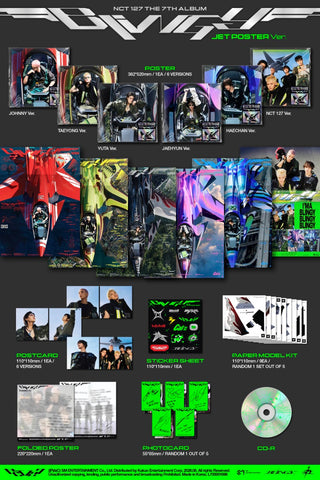 NCT 127 7th Full Album [BLINGY] (JET Poster Ver.)