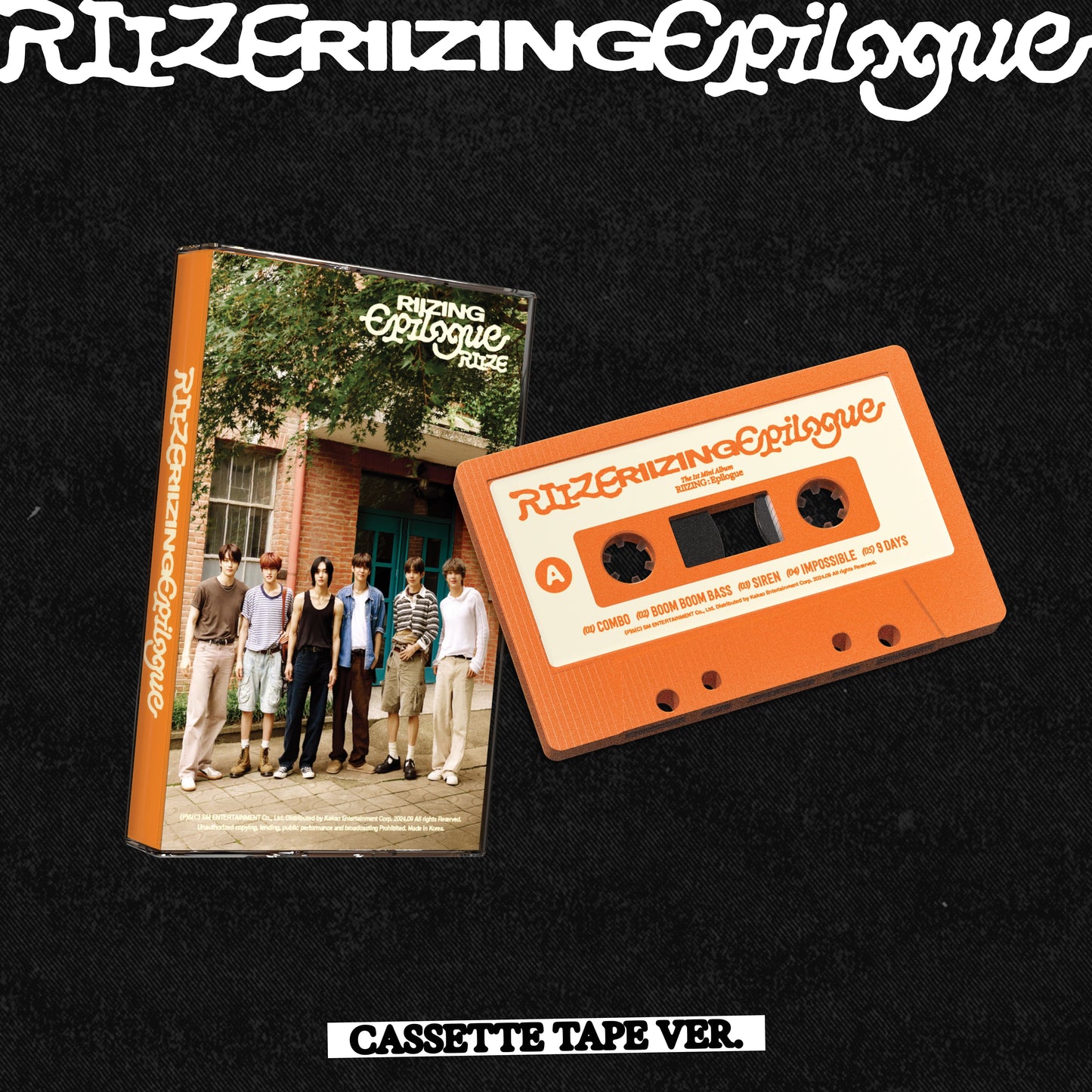 RIIZE 1st Mini Album [RIIZING : Epilogue] (CASSETTE TAPE Ver.)