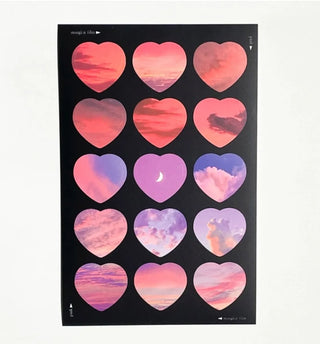Heart Photo Sticker Sheet