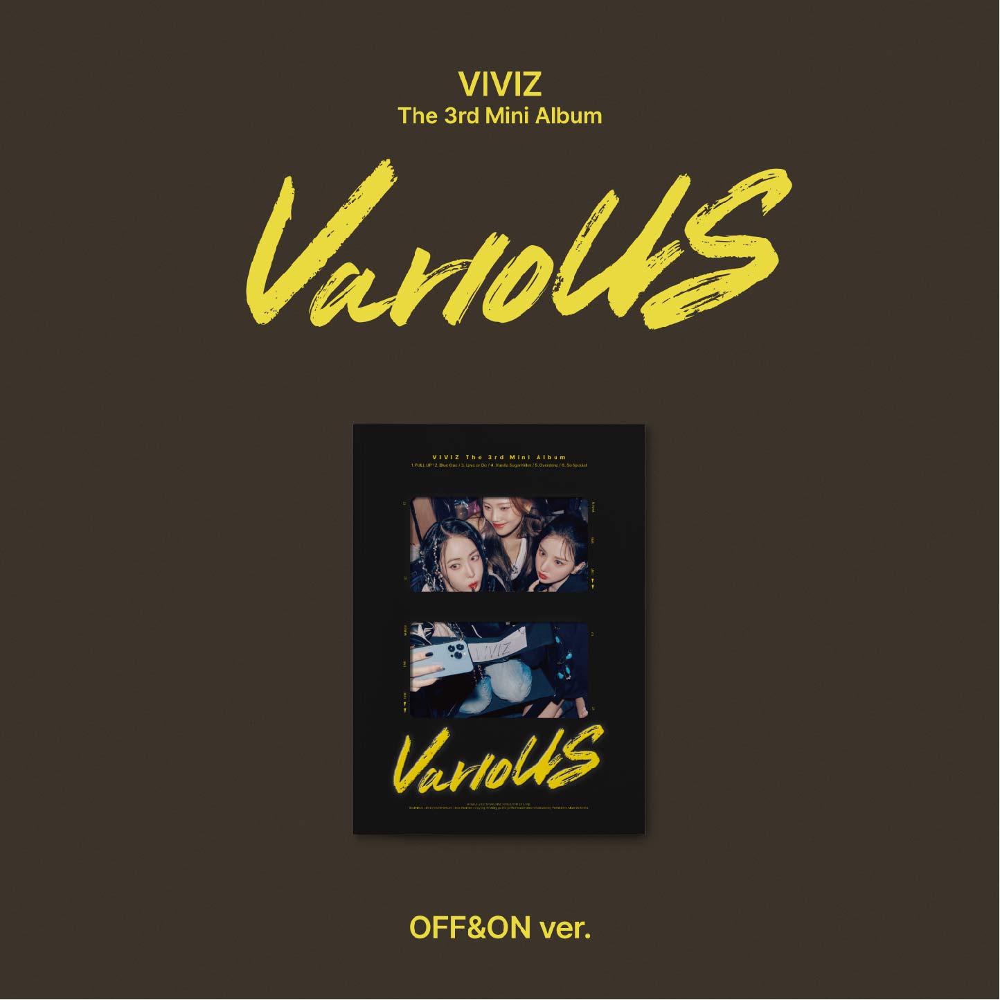 VIVIZ 3rd Mini Album [VarioUS] (Photobook Ver.) (CLAZZY Ver. / SIDE-A Ver. / OFF&ON Ver.)