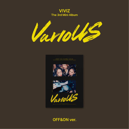 VIVIZ 3rd Mini Album [VarioUS] (Photobook Ver.) (CLAZZY Ver. / SIDE-A Ver. / OFF&ON Ver.)