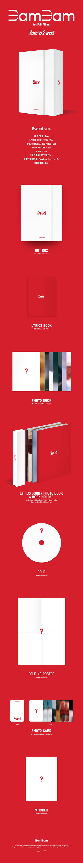BamBam (GOT7) 1st Full Album [Sour & Sweet]