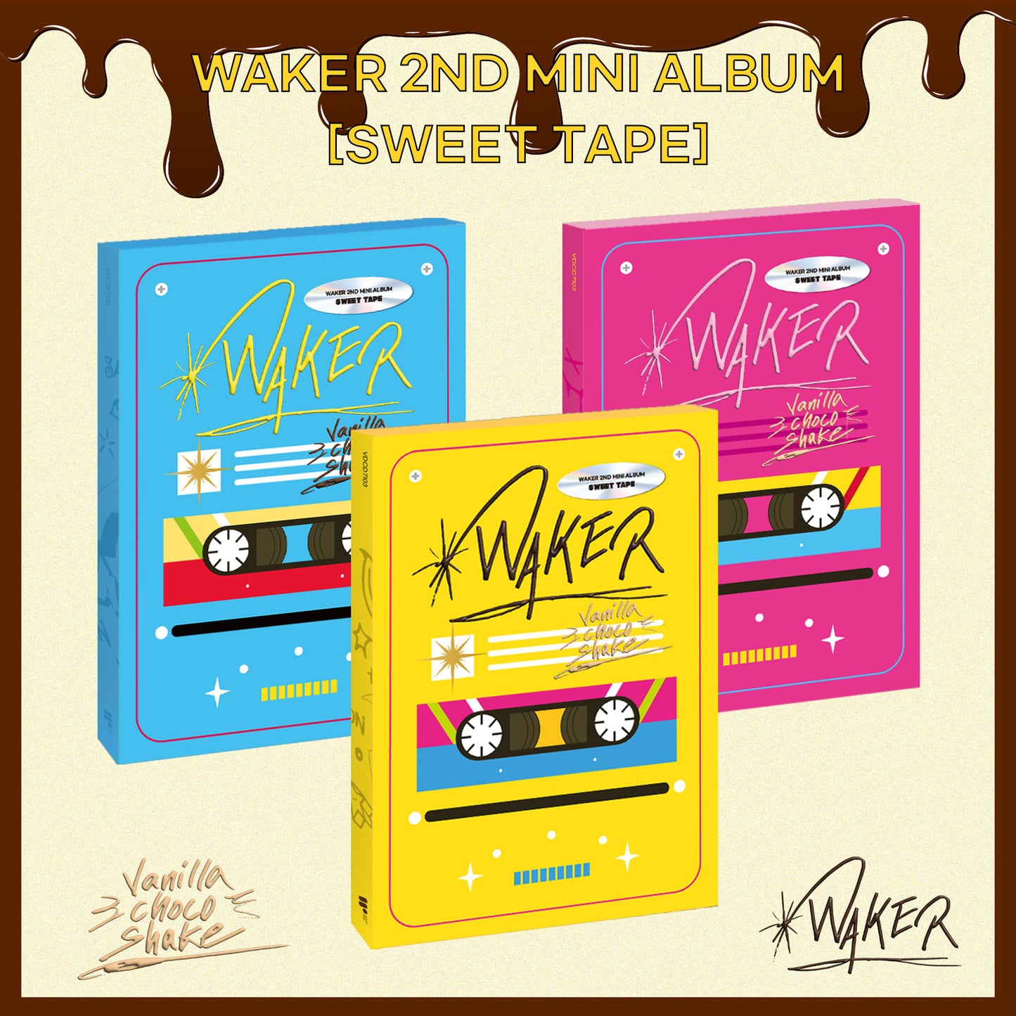 Waker 2nd Mini Album [Sweet Tape]