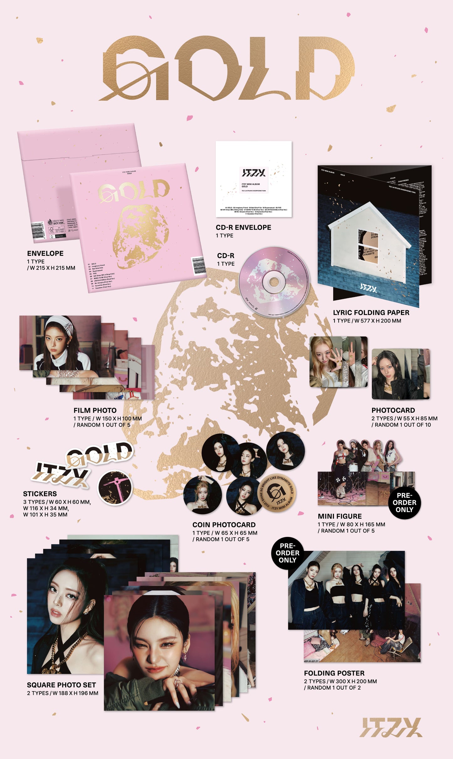 ITZY 9th Mini Album [GOLD] (Special Edition)