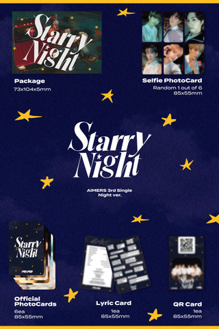 AIMERS 3rd Single Album [Starry Night] (Day Ver. / Night Ver.)