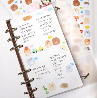 Crooked Hamster Sticker Sheet