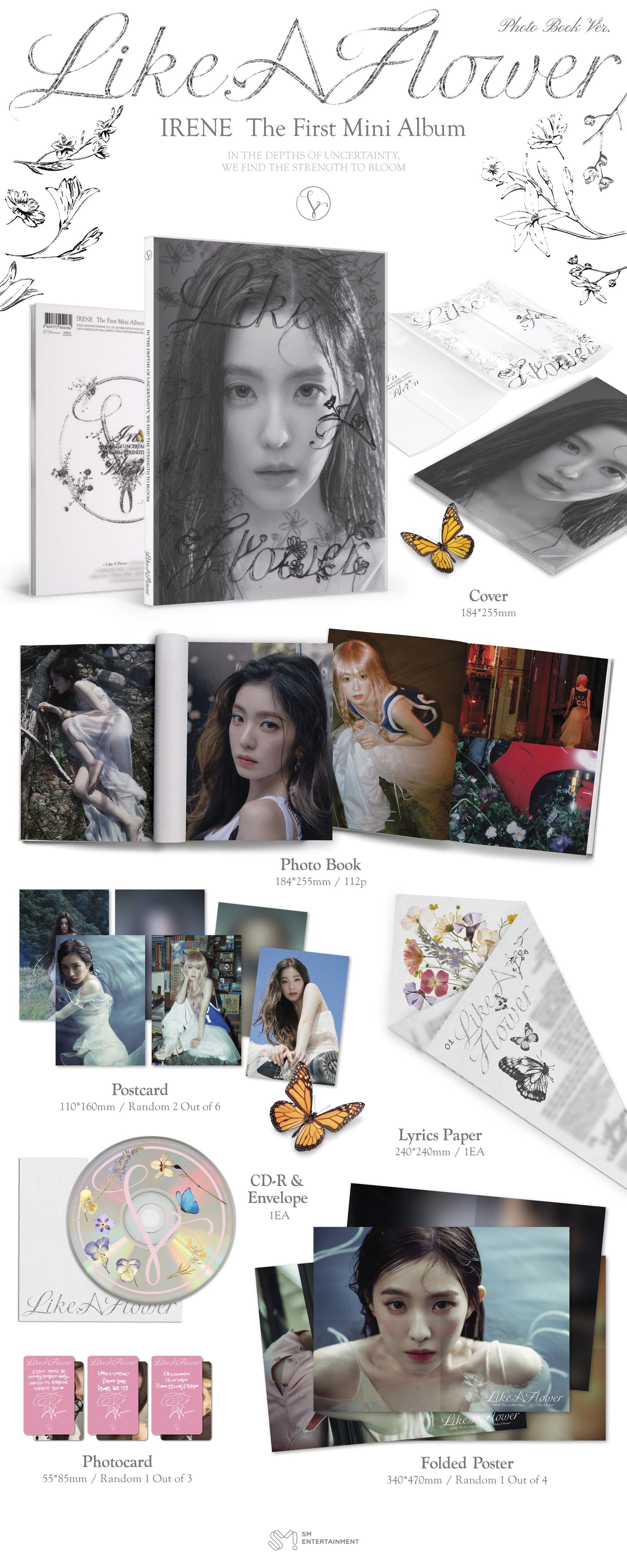 IRENE (Red Velvet) 1st Mini Album [Like A Flower] (Photo Book Ver.)