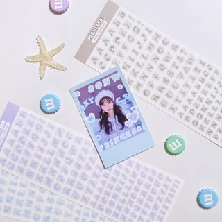 Jelly Alphabet Sticker Sheet