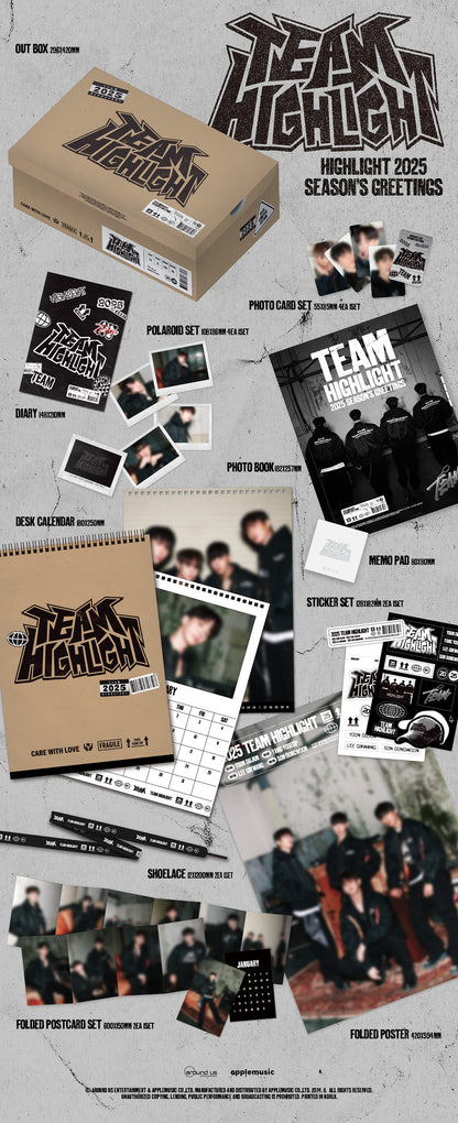 HIGHLIGHT 2025 SEASON’S GREETINGS (TEAM Ver.)