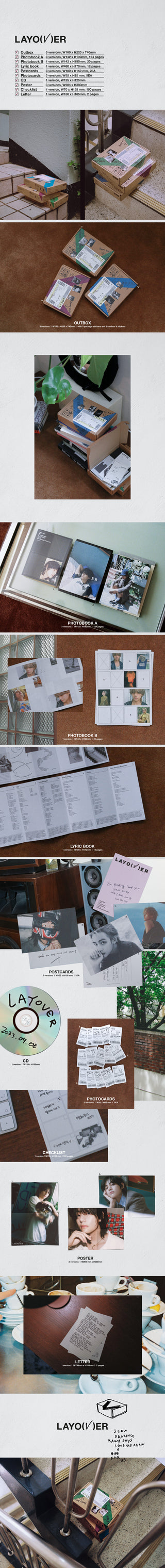 V (BTS) 1st Mini Album [Layover]