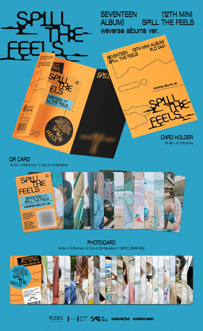 SEVENTEEN 12th Mini Album [SPILL THE FEELS] (Weverse Albums Ver.)