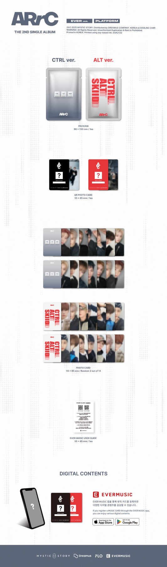 ARrC Single Album [CTRL+ALT+SKIID] ( EVER Ver.)