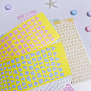 Jelly Alphabet Sticker Sheet
