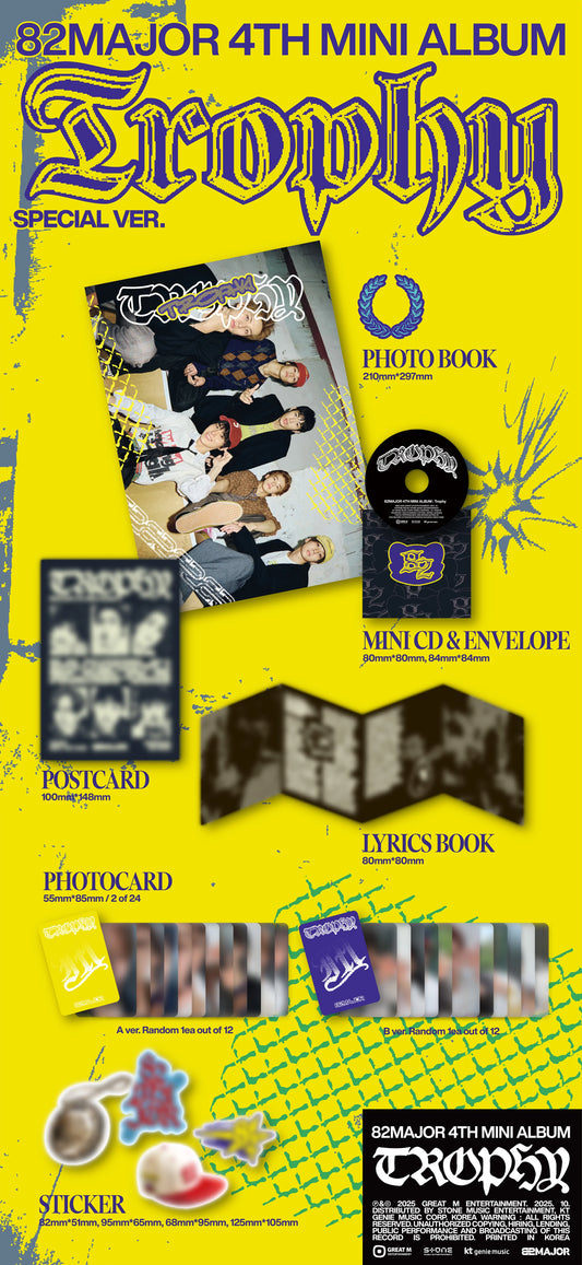 82MAJOR 4th Mini Album [Trophy] Special Ver.