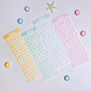 Jelly Alphabet Sticker Sheet