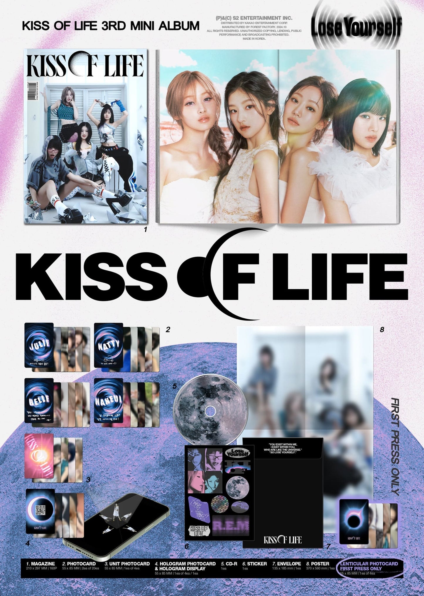 KISS OF LIFE 3rd Mini Album [Lose Yourself] (Magazine Ver.)