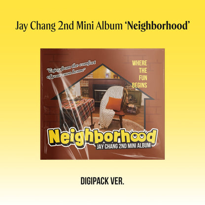 Jay Chang 2nd Mini Album [Neighborhood] (Digipack Ver.)