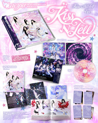 [PRE-ORDER] aespa [JP] The 1st Japan Mini Album [Kiss N Tell] (KISS N TELL Ver.)