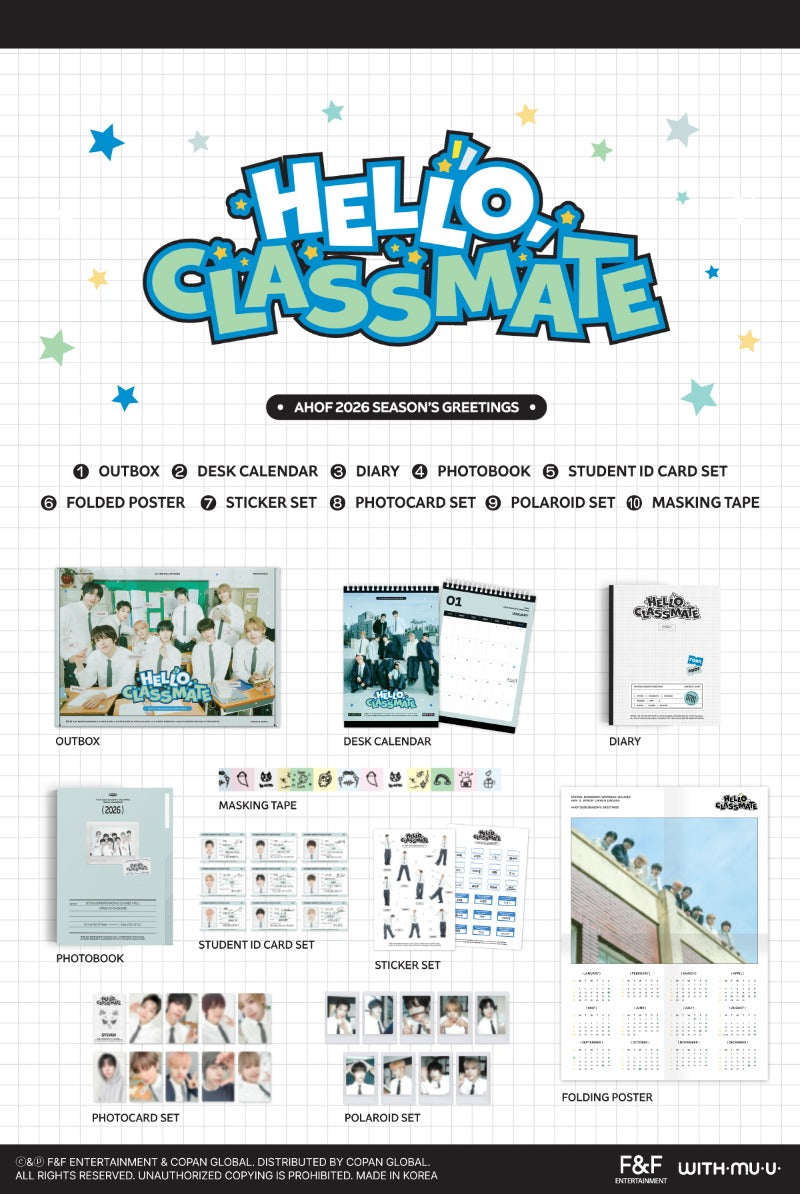 AHOF 2026 SEASON'S GREETINGS [HELLO CLASSMATE]
