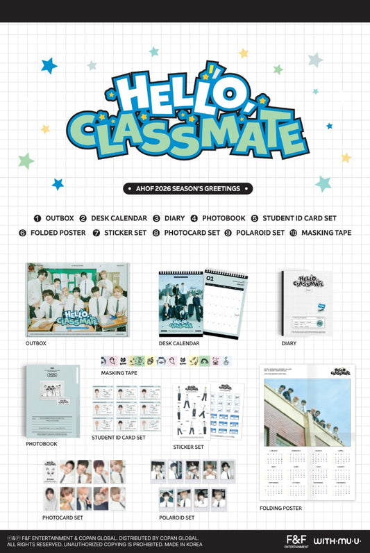 AHOF 2026 SEASON'S GREETINGS [HELLO CLASSMATE]