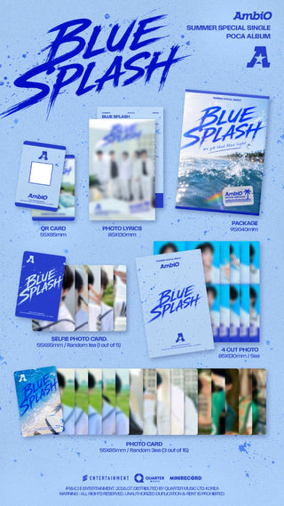 [PRE-ORDER] AmbiO Summer Special Single [BLUE SPLASH] (POCA ALBUM)
