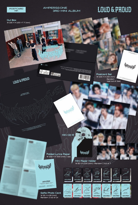 AMPERS&ONE 3rd Mini Album [LOUD & PROUD] (POSTCARD Ver.)