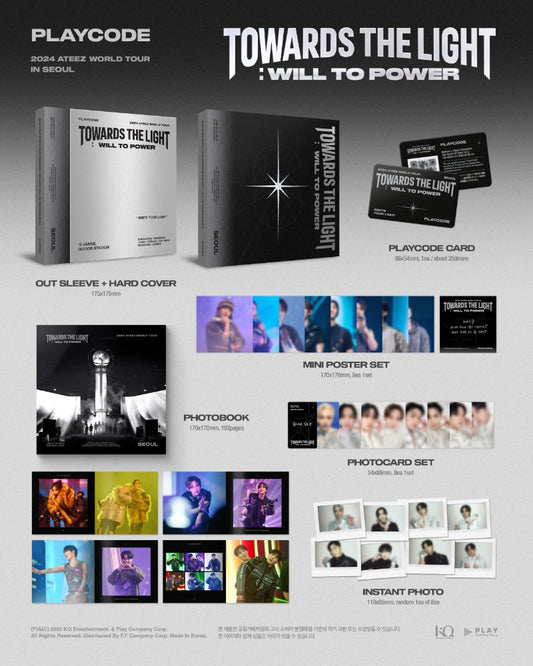 ATEEZ 2024 ATEEZ WORLD TOUR [TOWARDS THE LIGHT : WILL TO POWER] IN SEOUL PLAYCODE