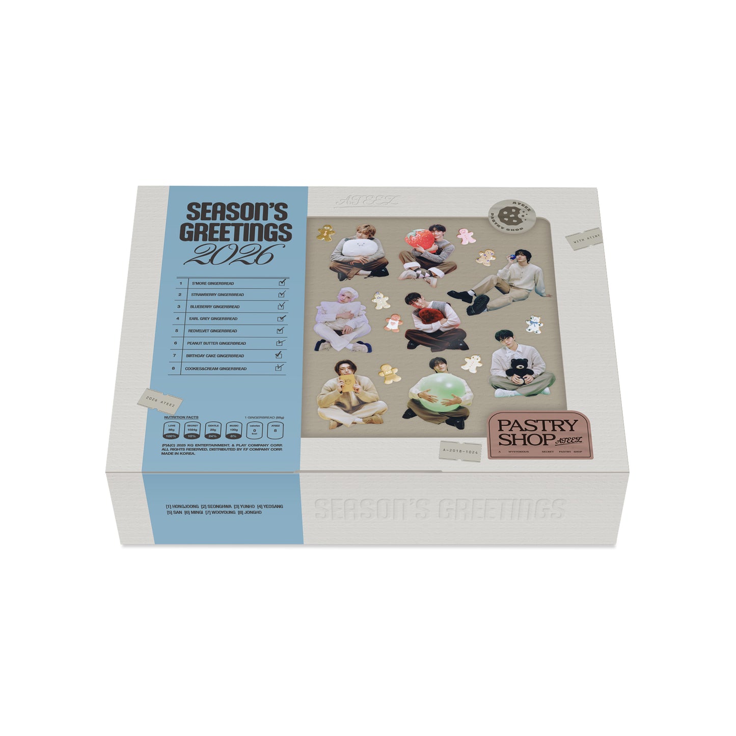 [PRE-ORDER] ATEEZ 2026 Season's Greetings [Pastry Shop] (hello82 Exclusive)