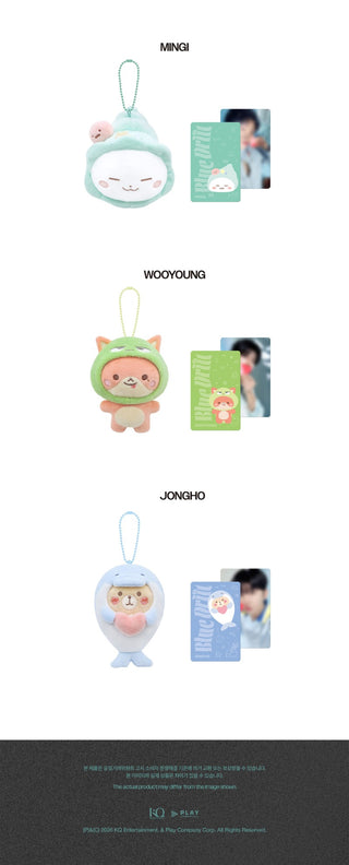 [PRE-ORDER] ATEEZ [ATEEZ 8TH ANNIVERSARY : Blue Drift] PLUSH SEA COLLECTION