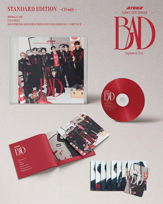 ATEEZ [JP] 5th Single Album [BAD] (Standard Ver.)