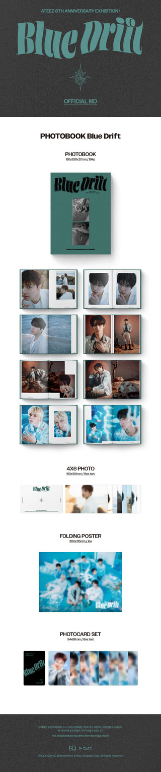 [PRE-ORDER] ATEEZ [ATEEZ 8th Anniversary PHOTOBOOK Blue Drift]