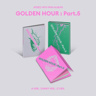 [PRE-ORDER] ATEEZ 14th Mini Album [GOLDEN HOUR : Part.5] (A Ver. / DIARY Ver. / Z Ver.)