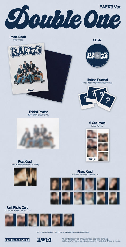 Double One 1st Mini Album [Xpert] (BAE 173 Ver.)