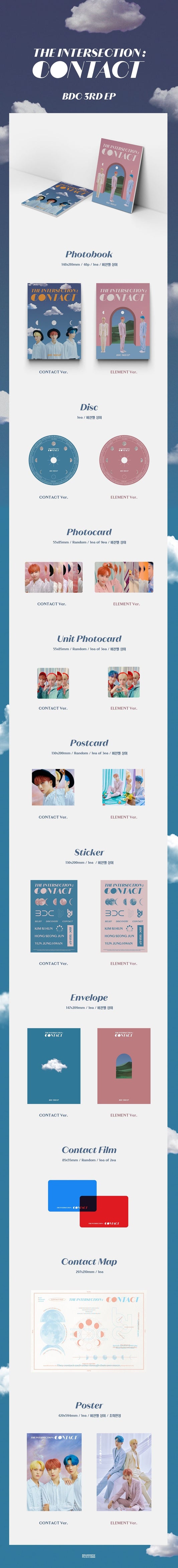 BDC 3rd Mini Album [THE INTERSECTION : CONTACT] (Photobook Ver.)