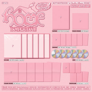 [PRE-ORDER] BOYNEXTDOOR 1st Studio Album [HOME] (SWEET HOME Ver.)