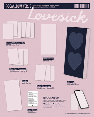 [PRE-ORDER] CHAERYEONG (ITZY) 1st Mini Album [Lovesick] (POCAALBUM A Ver. / POCAALBUM B Ver.)