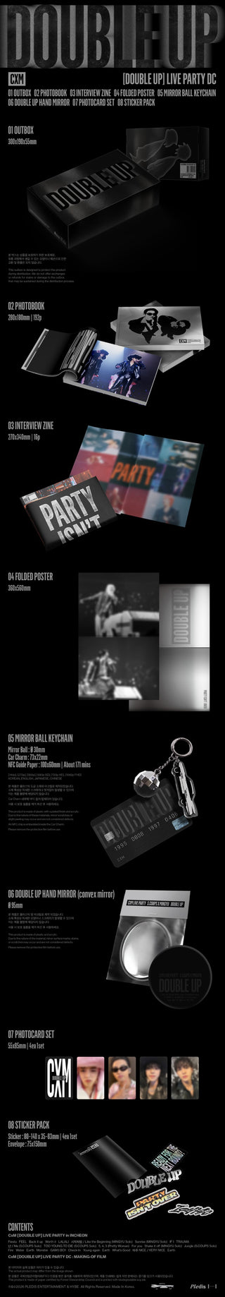 [PRE-ORDER] CxM (SEVENTEEN) [DOUBLE UP] LIVE PARTY DC
