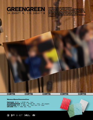 [PRE-ORDER] CORTIS 2nd EP [GREENGREEN] (Weverse Albums Ver.)