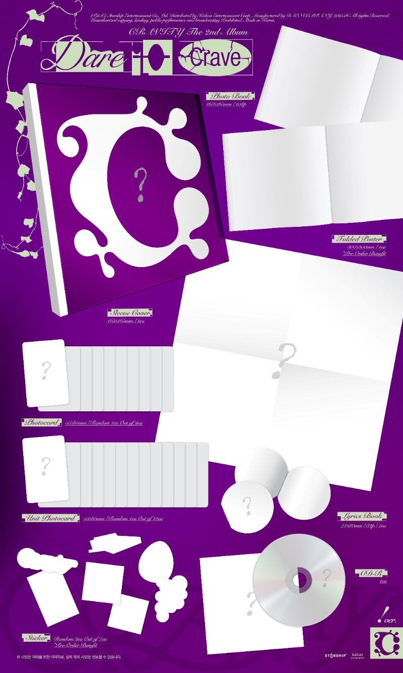 CRAVITY 2nd Full Album [Dare to Crave]