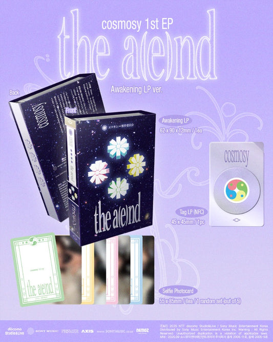 cosmosy 1st EP Album [The a(e)nd] (NFC_Mini LP Ver.)