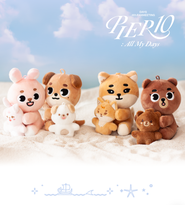 DAY6 DENIMALZ [PIER 10: All My Days] (MAGNET PLUSH SET)