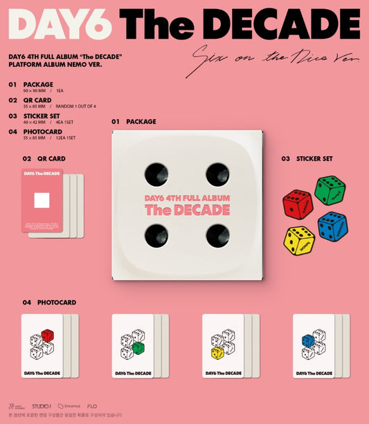 DAY6 4th Album [The DECADE] (Platform Album Nemo Ver.)